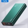 TOPK I2006P PD 20W电力银行20000mah便携式充电贫民手机外部电池充电器Powerbank 20000 mah